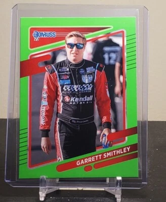 2022 Donruss Racing - GARRETT SMITHLEY - Lime Green SP - #101 - Image 1 of 2