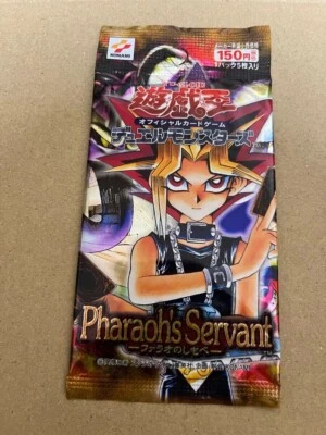 Yugioh Duel Monsters Pharaoh's Servant Pack SEALED Booster JAPANESE VINTAGE 2000 - Image 1 of 3