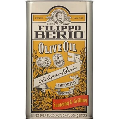 Aceite de oliva puro 101,4 onzas lata Foto 1 de 4