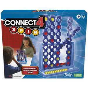 Connect 4 Spin Game, Features Spinning Connect 4 Grid, Game for 2 Players - Picture 1 of 6