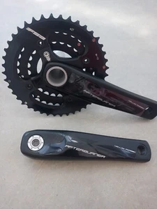 FSA Afterburner MTB Crank Crankset BB30 170mm Cycling 24-32-42 Black Triple M10 - Picture 1 of 7