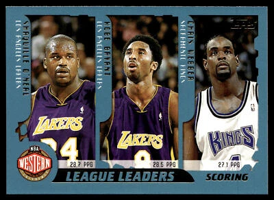2001-02 Topps (Shaquille O'Neal / Kobe Bryant / Iverson / Carter) #215 - Image 1 of 2