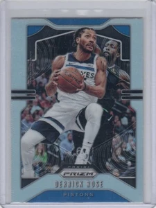 2019-20 PANINI PRIZM DERRICK ROSE NEW YORK NY KNICKS SILVER PRIZMS INSERT - Picture 1 of 1