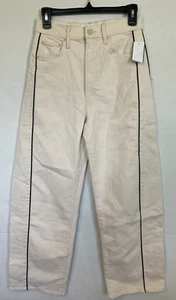 MOTHER THE HALBPASPELIERTE ANKLE JEANS IN NATUR DAMENGRÖSSE 26 X 28 NEU - Bild 1 von 8