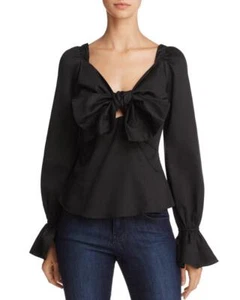 $68 Do and Be talla XS Mujer Mangas Largas Moño Frontal Top A1730 - Imagen 1 de 5