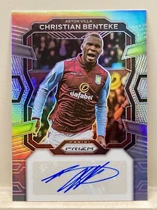 2023-24 CHRISTIAN BENTEKE 20/99 AUTO PANINI PRIZM PREMIER LEAGUE SILBER - Bild 1 von 8