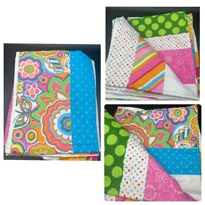 Manta boho retro floral para bebé decoración de guardería edredón cuna edredón 100 % algodón Foto 1 de 4