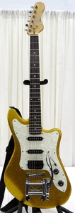 Guitarra Eléctrica EKO Camaro Diseño Italiano 6 Cuerdas Mano Derecha Brillante Dorado - Imagen 1 de 14