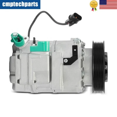 Compresor de aire acondicionado con 6 ranuras para Kia Sorento 11-15 Hyundai Santa Fe CO11349C Foto 1 de 2