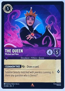 Disney Lorcana The Queen Wicked and Vain Fabled 35/204 Rare Non Foil - Picture 1 of 1