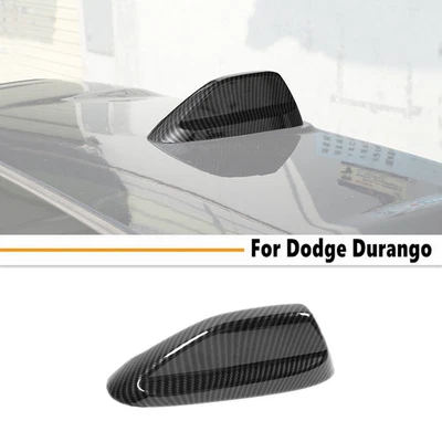 Tapacubos de cubierta de cubierta de antena de techo de fibra de carbono para Dodge Durango 2014-2026 Foto 1 de 4