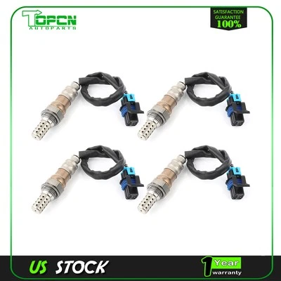 4pcs Oxygen O2 02 Sensor for 12-2015 Chevrolet Caprice 3.6L Upstream Downstream - Image 1 of 4