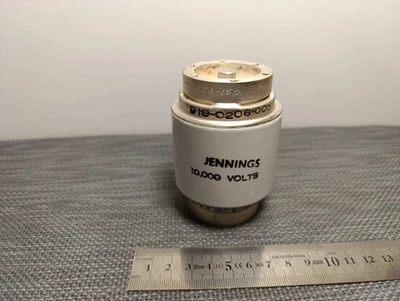 Condensador fijo Jennings CFEA-150 150 pF @ 20 kv vacío NUEVO NOS CFEA 150 Foto 1 de 4