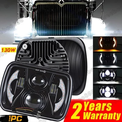 Светодиодная фара Halo для International Harvester 9900 9200 9400i 4700 4800 7x6 дюймов - Изображение 1 из 4