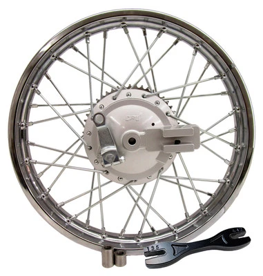 For Honda CRF100 XR100 16" Rear Rim Wheel Assmby Brakes Sprocket Oversize Spokes - Image 1 of 4