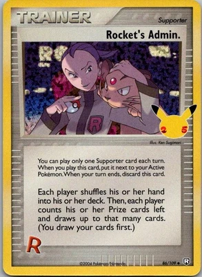 Rocket's Admin. (CLV) Classic Collection Trading Card Game Classic 026/034 NM - Image 1 of 2