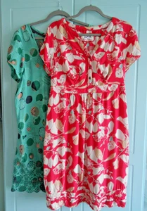 MANTARAY bundle summer dress & long tunic 18 exc cond pink green - Picture 1 of 8