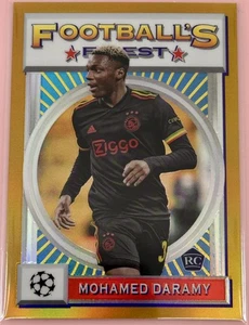 21/22 Topps Finest Flashback UCC Mohamed Daramy RC AFC Ajax 11/50 Gold #134 - Bild 1 von 3