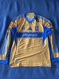 Tigres UANL Jersey 2025/26 Long Sleeve Size Médium Soccer Player Version Gignac - Picture 1 of 11