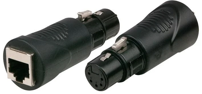 DAP AUDIO - 5 polos XLR hembra a RJ45 hembra adaptador - cableado DMX512 solamente Foto 1 de 1