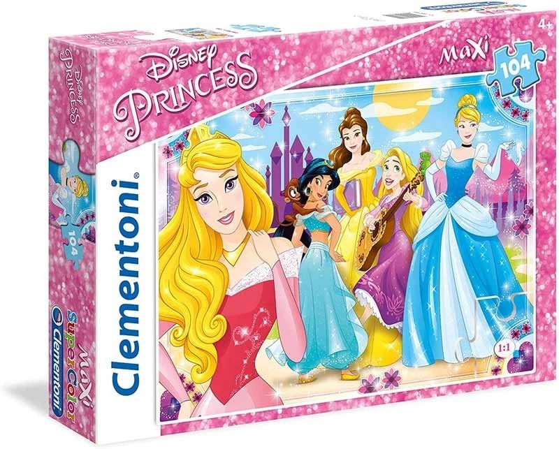 Clementoni Puzzle 104 Pz Maxi Princess 23714 - Immagine 1 di 1