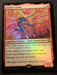 Spider-Punk - Foil - SPM - MTG - EN - NM - 0092 - Picture 1 of 1