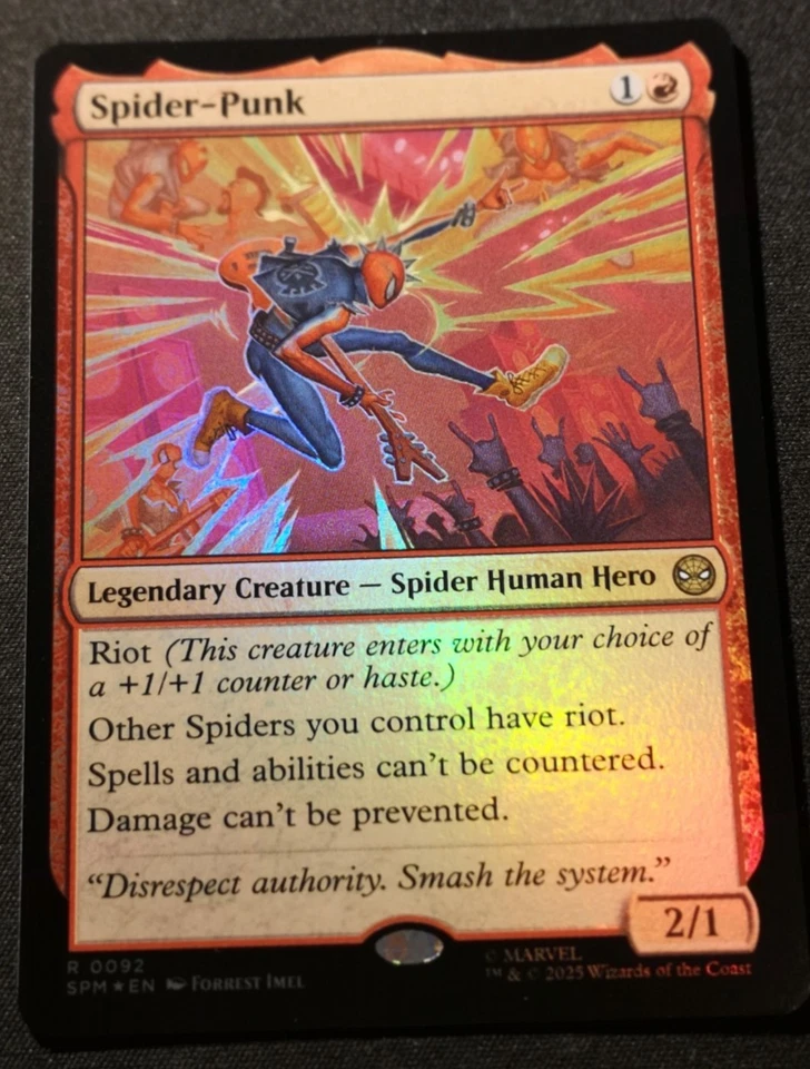 Spider-Punk - Foil - SPM - MTG - EN - NM - 0092 - Image 1 of 1