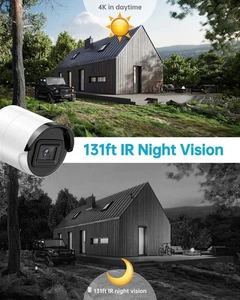 Brand 8MP Smart IR White Light Bullet Outdoor IP Camera+Mic 2083G2-LI2U-2.8MM - Picture 1 of 1