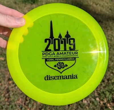 Discmania C-Line DDX Innova Made Disc Golf yellow 2019 PDGA am worlds used 9/10  - Image 1 of 4