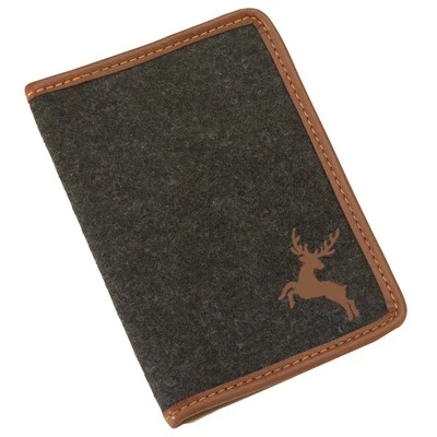 AKAH EXKLUSIV AKAH Jagdschein Etui Elchleder Loden Waffenbesitzkarte und Waffenschein