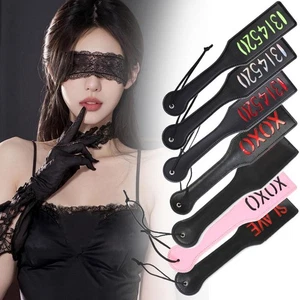 ☆Double Layers Cow Leather Bondage Spanking Paddle Whip/Punishment Flogger - Picture 1 of 16