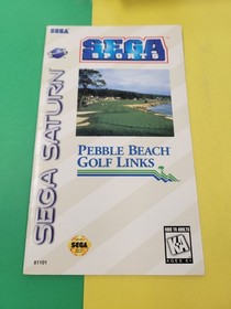 Pebble Beach Golf Links | Sega Saturn | Manual Only
