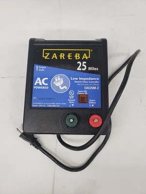 Cargador de valla eléctrico de baja impedancia alimentado por CA Zareba EAC25M-Z - 25 millas Foto 1 de 4