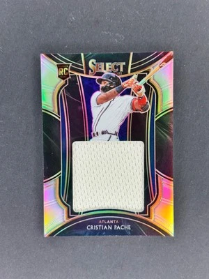 2021 Panini Select Cristian Pache Rookie Jumbo Swatches #RJS-CP /250 Silver RC - Image 1 of 2