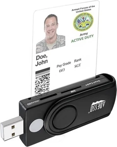 SCR-200 Smart Card Reader für ID, Kreditkarte, SD, Micro SIM und M2 - Bild 1 von 6