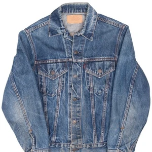 VINTAGE LEVIS TYPE 3 DENIM JACKET SINGLE STITCH BIG E SIZE 36 1970S MADE IN USA - Picture 1 of 9