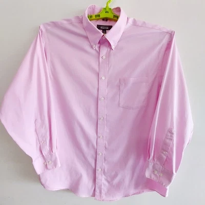 KENNETH COLE реакции мужской XL 17-17 1/2 34-35 ярко-розовый длинным рукавом рубашка - Изображение 1 из 4