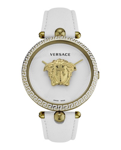 Orologio Versace Donna Palazzo Impero IP Oro Giallo Cinturino 39mm Moda