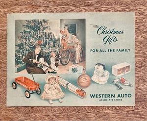 Vtg WESTERN AUTO Christmas Catalog 1940s 1950s - Picture 1 of 6