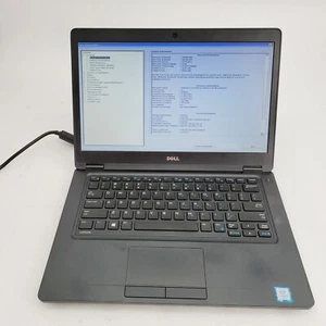Dell Latitude 5480 Core i5 6300U 2.4GHz 16GB RAM 256GB NVMe 14" - Boot to Bios - Picture 1 of 11