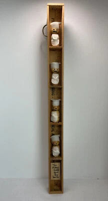 Estante de curiosidades vintage “demasiados cocineros” hecho de reglas cocina retro Foto 1 de 4