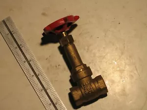 NEU Legend Valve 1258 Bronze Absperrschieber verlängerter Schaft 1/2 NPT 200 WOG P6578 - Bild 1 von 5