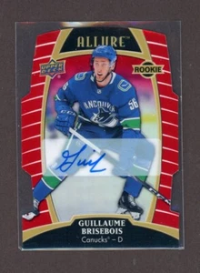 2019-20 Upper Deck Allure Autographs Red Rainbow #63 Guillaume Brisebois 028/349 - Picture 1 of 2