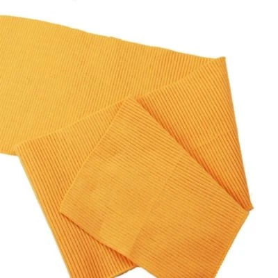 Puño acanalado cintura banda pierna apertura tela adornos grueso elástico tejido algodón coser suave Foto 1 de 4