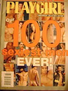 PLAYGIRL ANNUAL JUNE 2002 100 SEXIEST MEN EVER COLLECTORS EDITION EXCEL. COND. - Picture 1 of 8