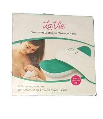 LaVie Warming Lactation Massage Pads Improve Milk Flow & Save Time NEW SEALED! • 60.82$