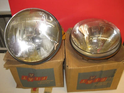 Fiat 128 rally Scheinwerfer original Carello H1 Headlights Neu 2x Kit Set NEU - Bild 1 von 4