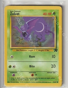 TARJETA DE POKEMON EQUIPO COHETE ZUBAT 70/82 - P&P GRATIS - Imagen 1 de 1