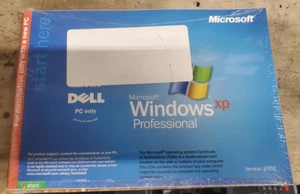 Dell WINDOWS XP PROFESSIONAL FULL OPERATING SYSTEM MS WIN PRO =NEW SEALED= - Picture 1 of 2