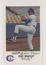 1985 Columbus Clippers Crime Prevention Bert Bradley